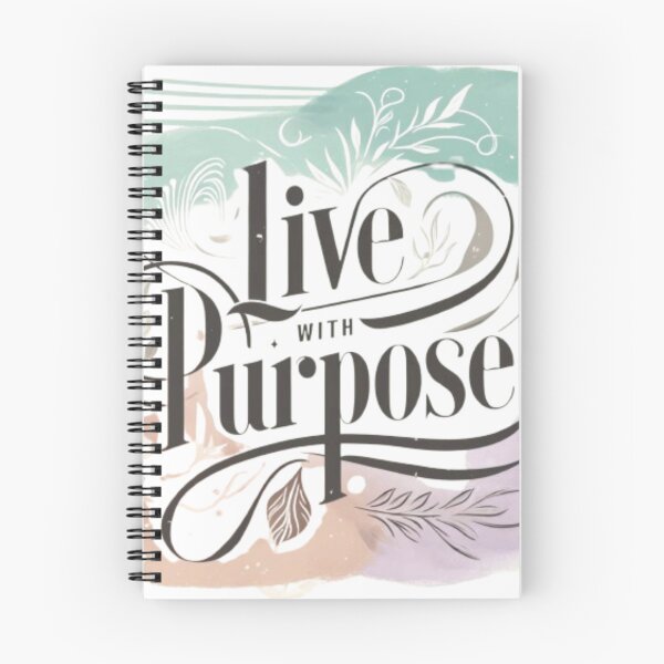 Item preview, Live with Purpose - Inspirational Print designed and sold by CanvasWhimsy.