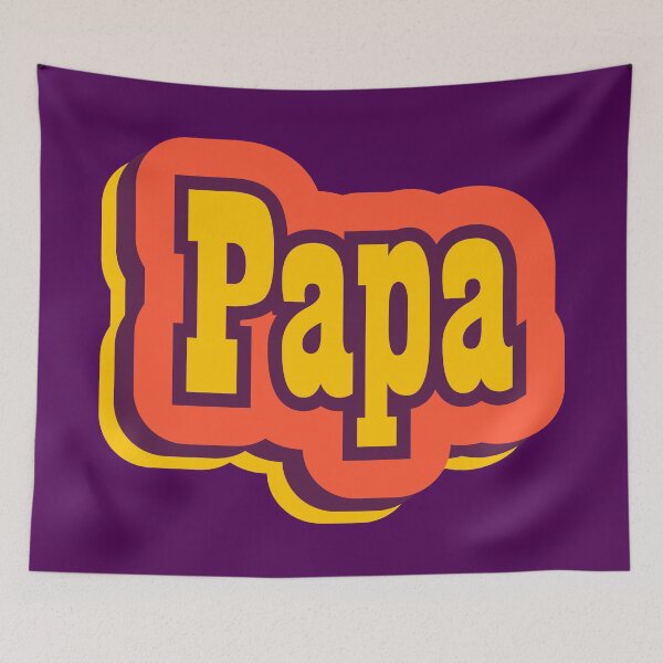 Item preview, Papa Retro Typography designed and sold by ArtNoveltee.