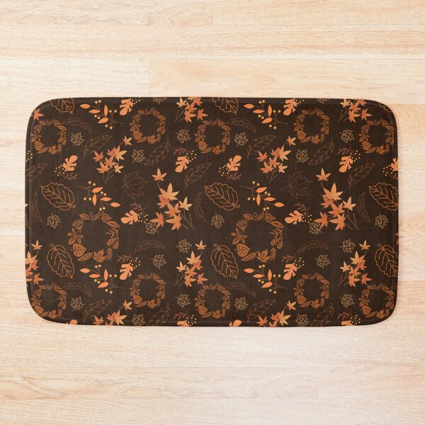 Item preview, Brown autumn pattern designed and sold by Maasha.