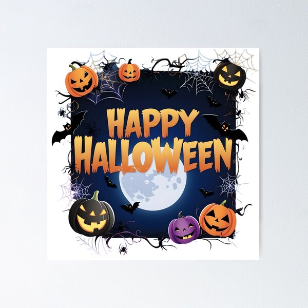Item preview, Creative Happy Halloween Design with Festive Vibes designed and sold by Anime-Atelier.