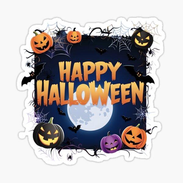 Item preview, Creative Happy Halloween Design with Festive Vibes designed and sold by Anime-Atelier.