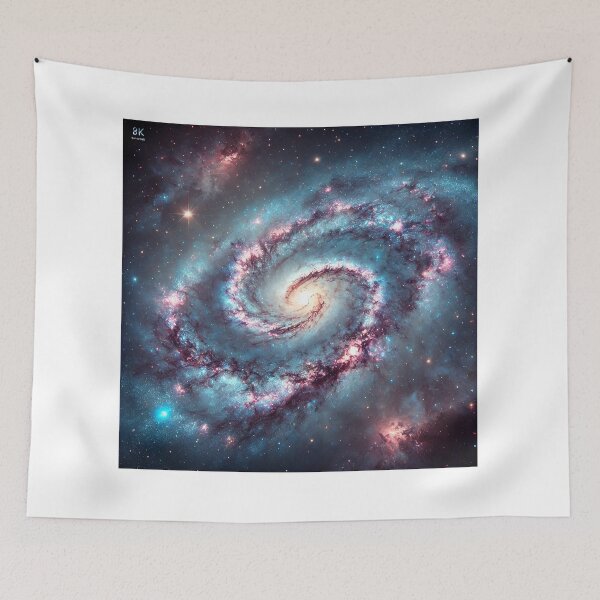 Item preview, This image shows the radiant power of a galaxy core surrounded by glowing clouds of nebula, conveying the mystical beauty and grandeur of the universe. designed and sold by shefo99.