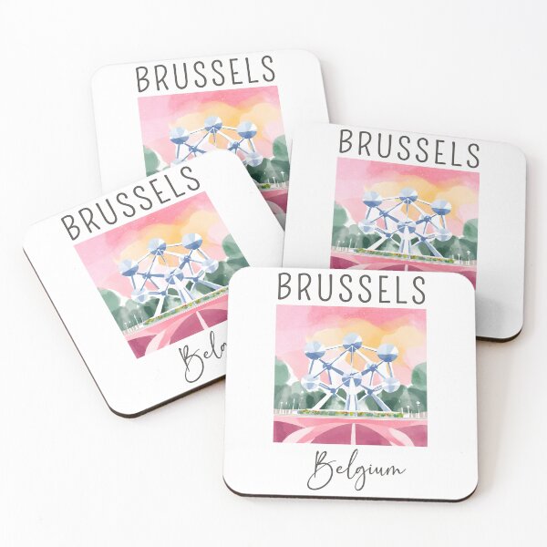 Item preview, A Watercolor Design of Brussels - Belgium  designed and sold by Sketch-Shack.