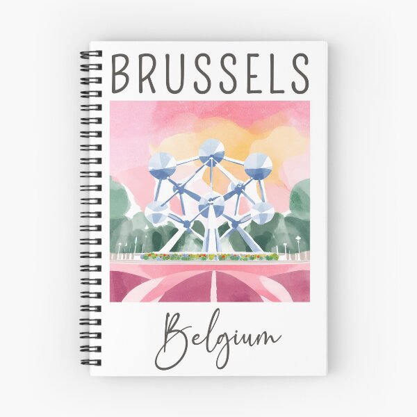 Item preview, A Watercolor Design of Brussels - Belgium  designed and sold by Sketch-Shack.