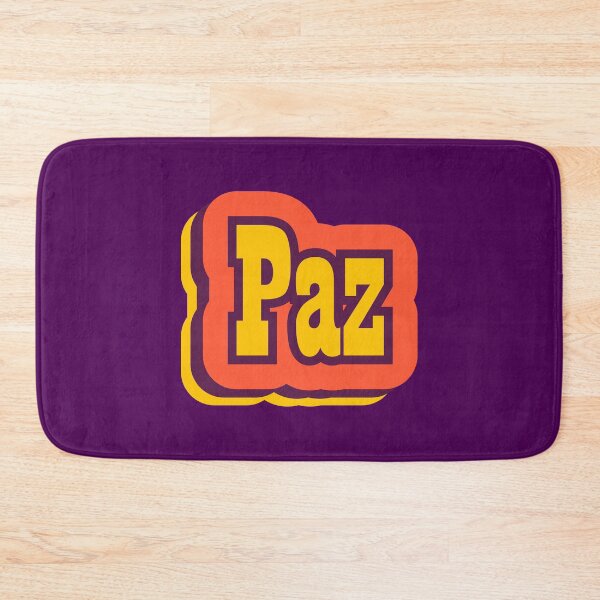 Item preview, Paz Retro Typography, Spanish Word for Peace designed and sold by ArtNoveltee.