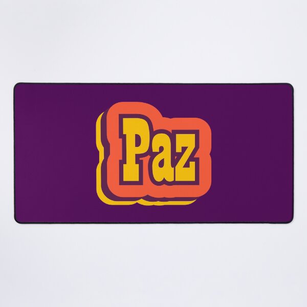 Item preview, Paz Retro Typography, Spanish Word for Peace designed and sold by ArtNoveltee.