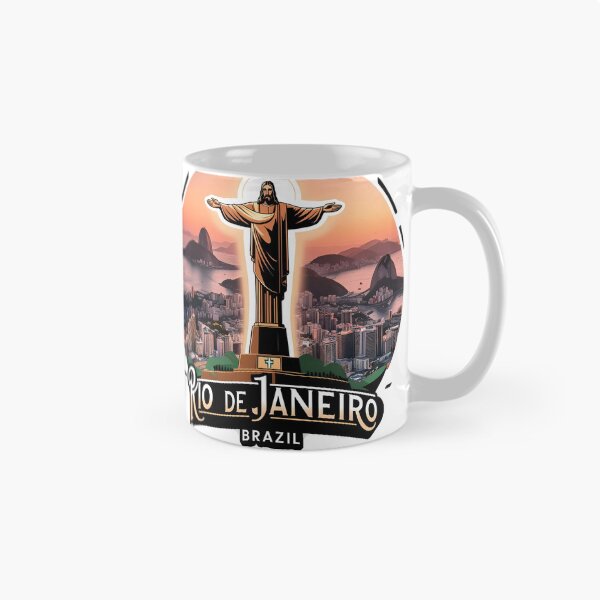 Artikelvorschau, Rio de Janeiro Sonnenuntergang Vektorgrafik - Kultiges Brasilien Geschenk Shirt entworfen und verkauft von LoliDesignShop.