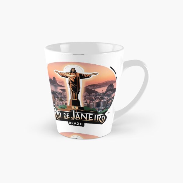 Artikelvorschau, Rio de Janeiro Sonnenuntergang Vektorgrafik - Kultiges Brasilien Geschenk Shirt entworfen und verkauft von LoliDesignShop.