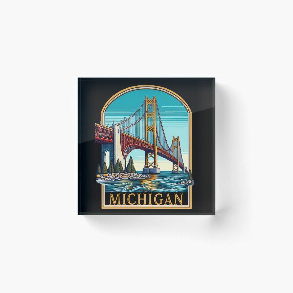 Item preview, Michigan Mackinaw Bridge designed and sold by NPStudio.