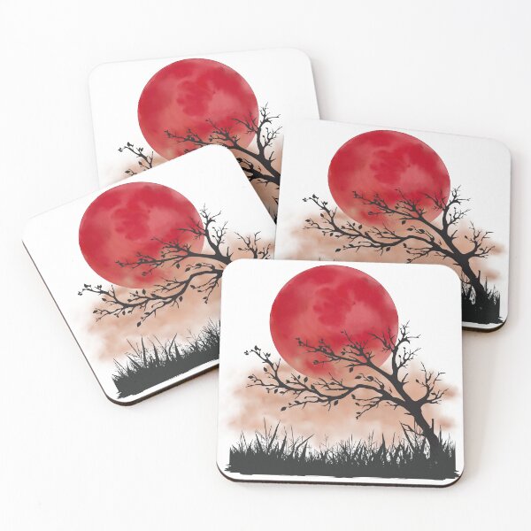 Item preview, Misty Red Moon designed and sold by TMWcreations.