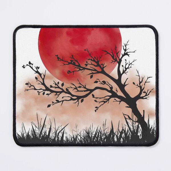 Item preview, Misty Red Moon designed and sold by TMWcreations.