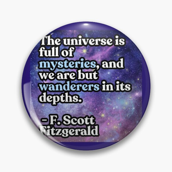 Item preview, Universe of Mysteries F. Scott Fitzgerald designed and sold by LivingRoomZoo.