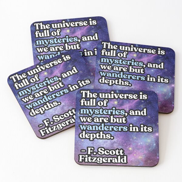 Item preview, Universe of Mysteries F. Scott Fitzgerald designed and sold by LivingRoomZoo.