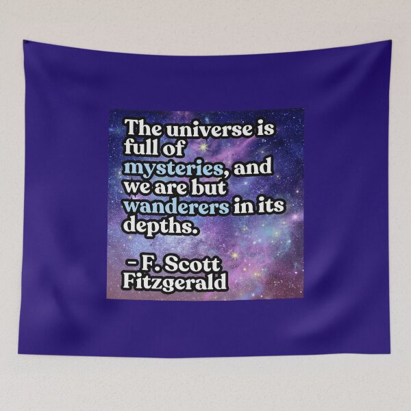 Item preview, Universe of Mysteries F. Scott Fitzgerald designed and sold by LivingRoomZoo.