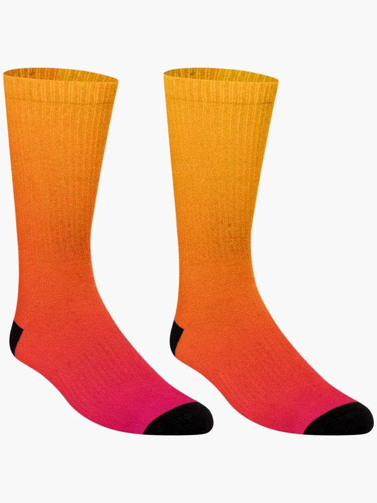 Thumbnail 3 of 5, Socks, Sunset Lemonade designed and sold by RikDrawsThings.