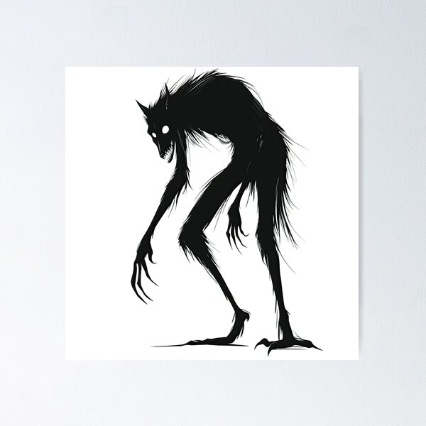 Item preview, werewolf silhouette designed and sold by blackdogshop.