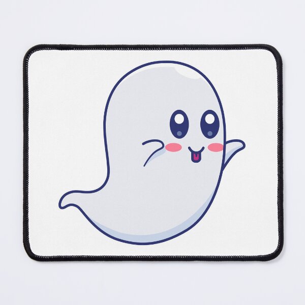 Item preview, Cute cartoon ghost boo pose designed and sold by alvariski.