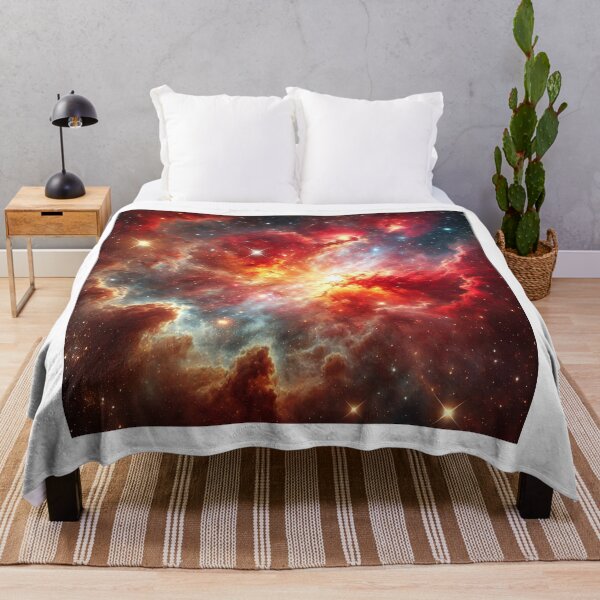 Item preview, Fiery Nebula in Cosmic Space designed and sold by shefo99.