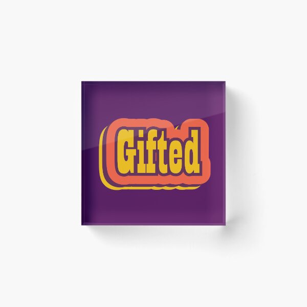 Item preview, Gifted Retro Typography designed and sold by ArtNoveltee.