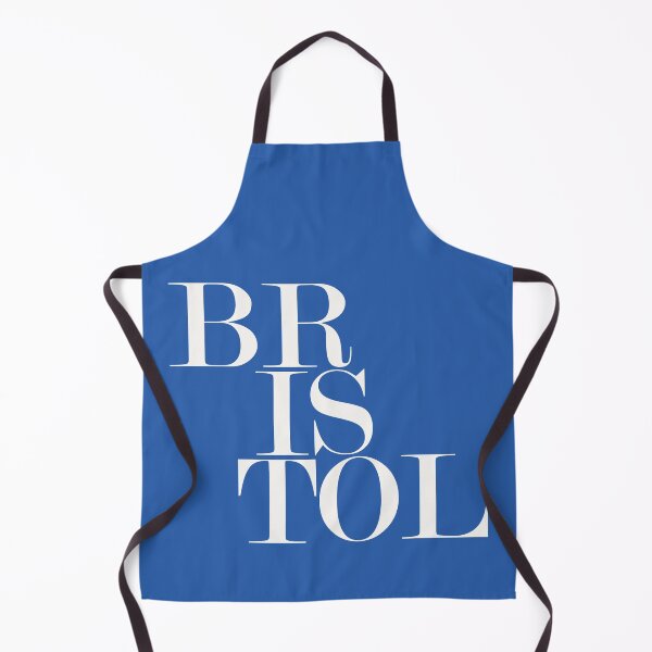 Item preview, Bristol UK (Blue) Typography Minimalist Patriotic Travel Souvenir designed and sold by kakarikihill.