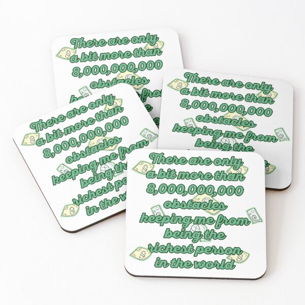 Item preview, A Few Obstacles on White designed and sold by ClickThisStudio.