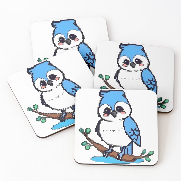 Item preview, Pixelated Jay  designed and sold by NaturePixel.