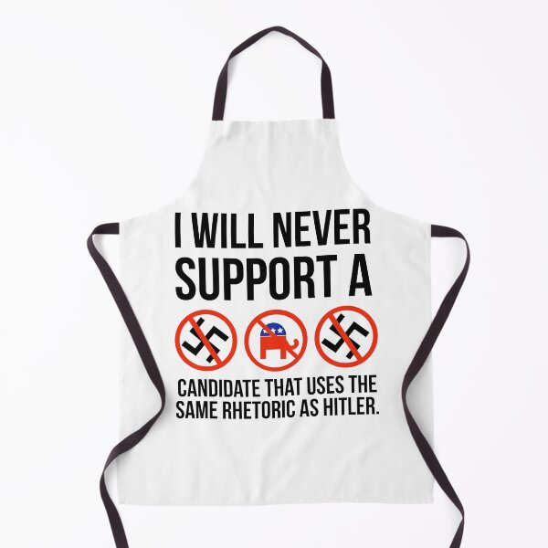 Item preview, I will never support a candidate who uses fascist rhetoric designed and sold by Rachel the Artist .