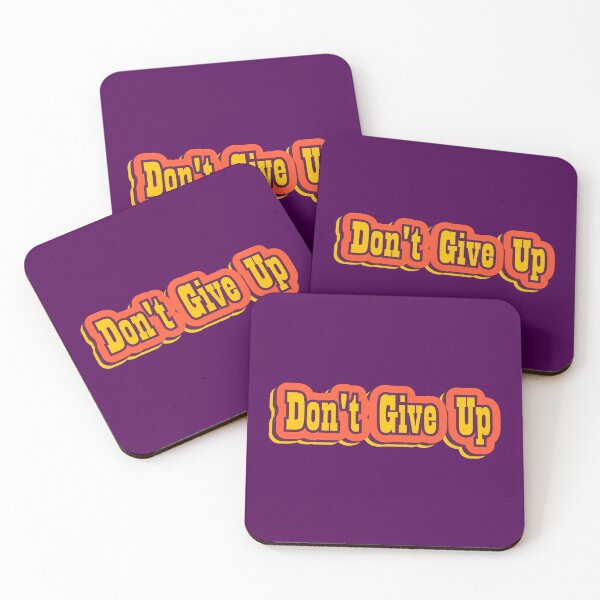 Item preview, Don’t Give Up Retro Typography designed and sold by ArtNoveltee.