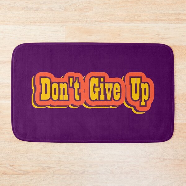 Item preview, Don’t Give Up Retro Typography designed and sold by ArtNoveltee.