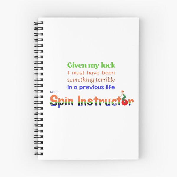 Item preview, Spin Instructor  designed and sold by FunandWhimsy.