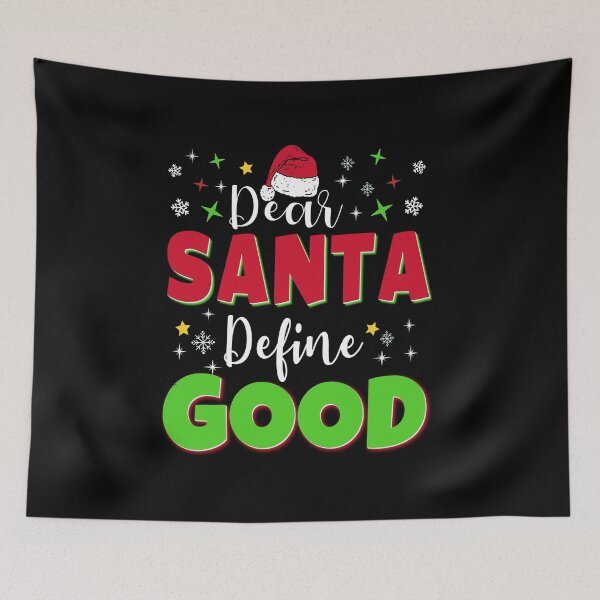 Item preview, Dear Santa Define Good Funny Christmas Matching Family PJs Xmas designed and sold by HalloweenGift.