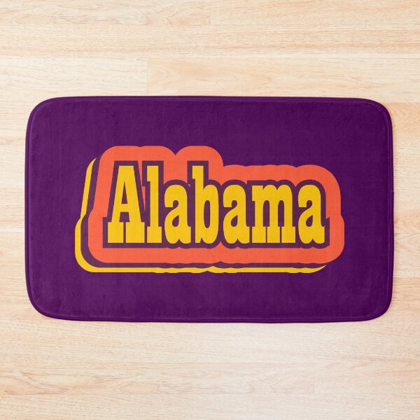 Item preview, Alabama State of America Retro Typography designed and sold by ArtNoveltee.