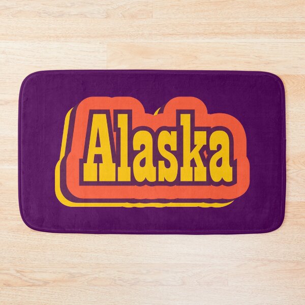 Item preview, Alaska State of America Retro Typography designed and sold by ArtNoveltee.