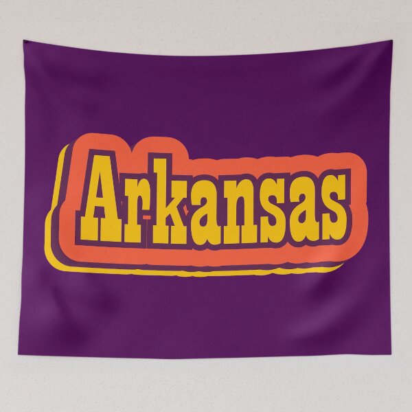 Item preview, Arkansas State of America Retro Typography designed and sold by ArtNoveltee.