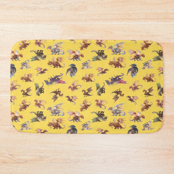 Item preview, Fantasy Dragon Collection Yellow Background designed and sold by lauriedart.