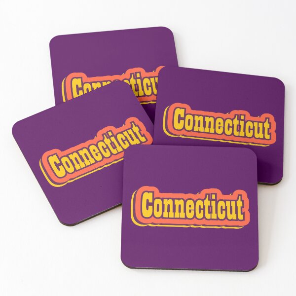 Item preview, Connecticut State of America Retro Typography designed and sold by ArtNoveltee.