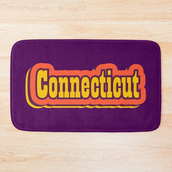 Item preview, Connecticut State of America Retro Typography designed and sold by ArtNoveltee.