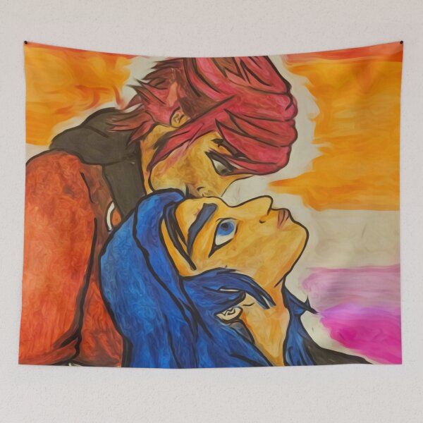 Item preview, Caitlyn x Vi Watercolour Fanart Arcane Piltover's Finest designed and sold by feardeargcrafts.
