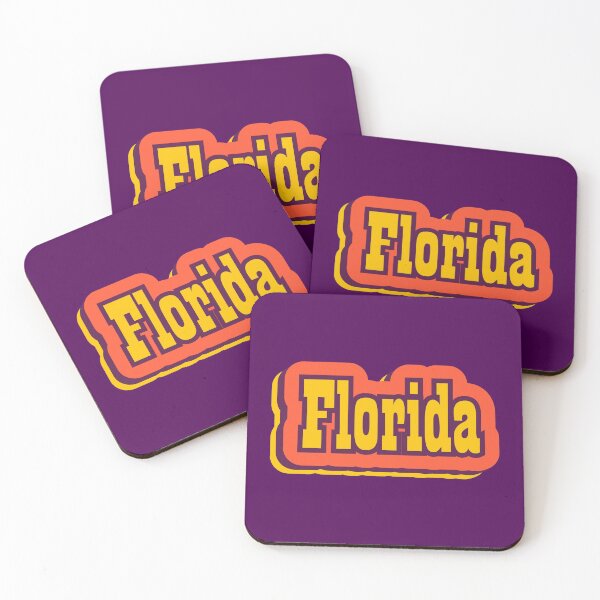 Item preview, Florida State of America Retro Typography designed and sold by ArtNoveltee.