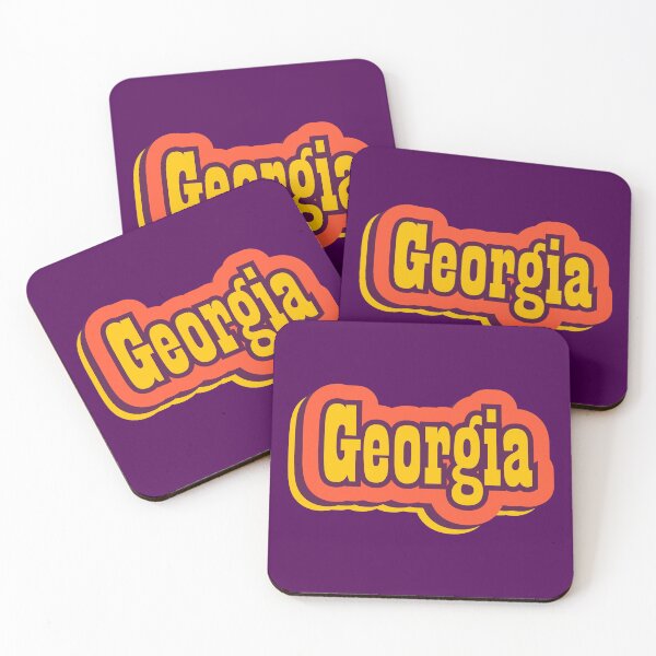 Artikelvorschau, Georgia Staat Amerika Retro Typografie entworfen und verkauft von ArtNoveltee.