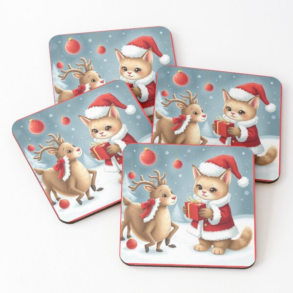 Item preview, Christmas Kitten Unwraps Gifts: A Festive Feline Adventure designed and sold by RyoSaeba90.