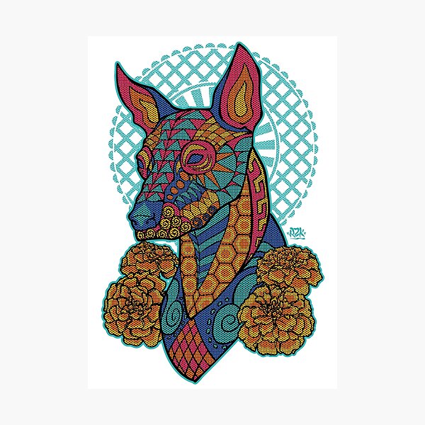 Item preview, Huichol Xoloitzcuintle designed and sold by Errezetaka.