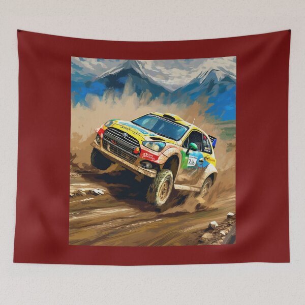 Item preview, "Rally Fury: Mountain Bound Adventure" designed and sold by Artisticanvas.