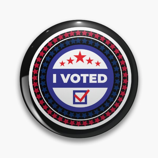 Item preview, I Voted US Elections Red Blue White designed and sold by Life Is Beautiful.