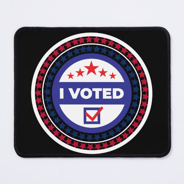 Item preview, I Voted US Elections Red Blue White designed and sold by Life Is Beautiful.