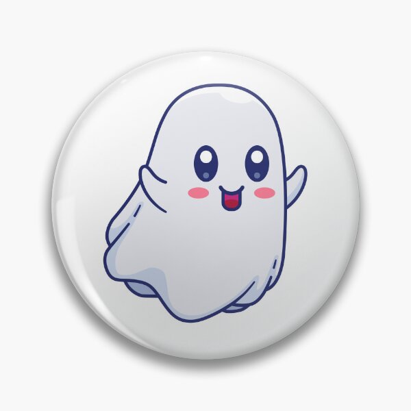 Item preview, Cute cartoon ghost scare pose designed and sold by alvariski.