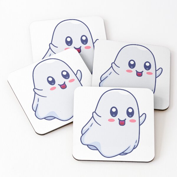Item preview, Cute cartoon ghost scare pose designed and sold by alvariski.