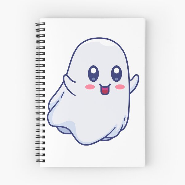 Item preview, Cute cartoon ghost scare pose designed and sold by alvariski.