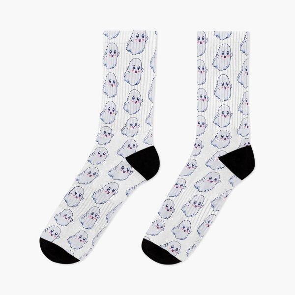 Item preview, Cute cartoon ghost scare pose designed and sold by alvariski.