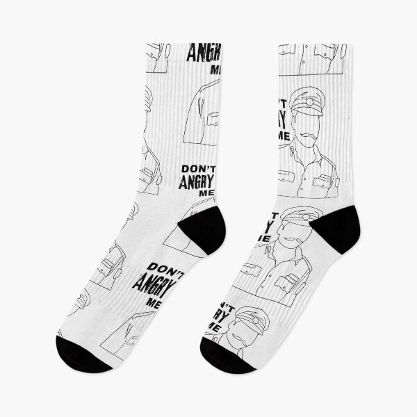 Item preview, Don't angry me Rowdy Rathore outline designed and sold by DesignJiggy.